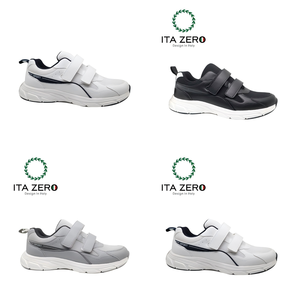 Zapatillas de Diseño Italiano al por Mayor, Cómodas, con Entresuela de Malla, Doble Correa de Velcro, Antideslizantes, con Suela Gruesa, para Caminar, para <span class=keywords><strong>Personas</strong></span> <span class=keywords><strong>Mayores</strong></span> - Product Image 2