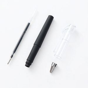 Stylo bille personnalisé de poche, simple, pour étudiant, signature professionnelle, noir, court, portable, mini, stylo à eau, papeterie - Product Image 4