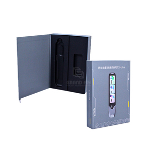 Tùy Chỉnh Lật Nắp Từ Khóa Cứng Nhắc Hộp Quà Tặng, Cuốn Sách Phong Cách Với Chèn Cho Dịch Bút Sóng Giấy Bao Bì Hộp - Product Image 2