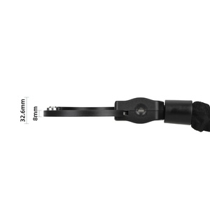 Antivol chaîne en acier 30 cm avec menottes pour trottinette électrique et vélo – Sécurité renforcée – Noir - Product Image 3