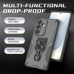Funda Protectora para Teléfono Móvil <span class=keywords><strong>Samsung</strong></span> S26 Plus A, Diseño Moderno <span class=keywords><strong>y</strong></span> Popular, Resistente a Golpes, con Anillo Metálico de 360 Grados, Fabricada con TPU+PC - Product Image 2