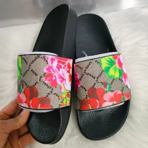 Classical Women's Summer Sandals Flat Slippers Women's Designer Slippers Top Quality Luxury <b>Men</b> <b>Shoes</b> <b>Men's</b> Luxury Slippers - Product Image 1