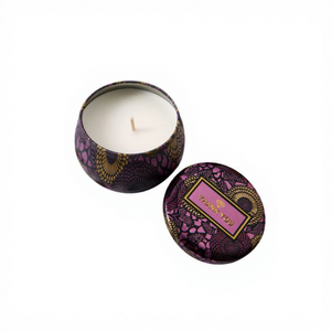 Luxury Custom Seamless Multicolor Travel Portable Decorative Gift Natural Soy Wax Scented <b>Candle</b> <b>in</b> <b>Tin</b> Can With Lids - Product Image 2
