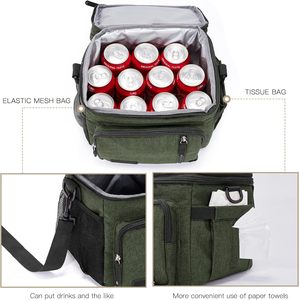 Free sample Luxury Sublimation Reusable Waterproof Insulated Food Lunch Bag with Customized Logo for Leakproof Cooler Bag - Product Image 6