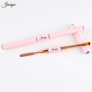 Nail Art Acrílico UV Poly GEL Extension Builder Brush Nail Gel Recubrimiento Eliminación Espátula Pen Stick Herramienta de manicura de doble extremo - Product Image 3