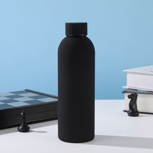 Wholesale American Style Custom Logo Rubber Coated Vacuum <b>Thermos</b> <b>Bottle</b> Sports Water <b>Bottle</b> With Strap - Product Image 2