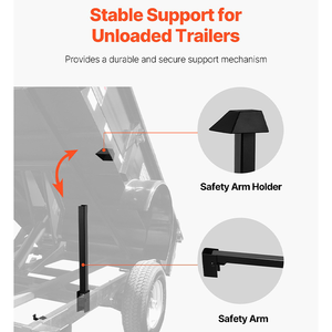 Kit de Elevación Hidráulico para Remolque de Volteo, Modelo PH416, 6 Toneladas, Sistema de Elevación de Cama de Remolque de Doble Acción - Product Image 4