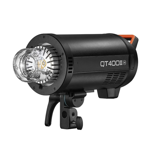 Godox QT400III 400Ws GN65 High Speed Sync Modern Studio Flash Strobe Light Built-in 2.4G Wireless Aluminum Alloy 1/8000s