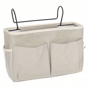 กระเป๋าจัดระเบียบข้างเตียงแบบแขวนคุณภาพสูงสำหรับหอพัก  สำหรับจัดเก็บเครื่องนอนและของใช้ข้างเตียง - Product Image 4