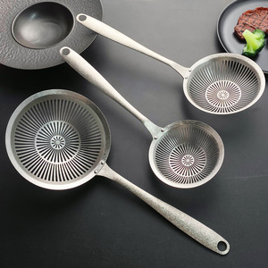 Ensemble de passoires perforées en titane pur, 3 pièces, avec long manche, pour fondue, nouilles, friteuse, outil de cuisine - Product Image 5