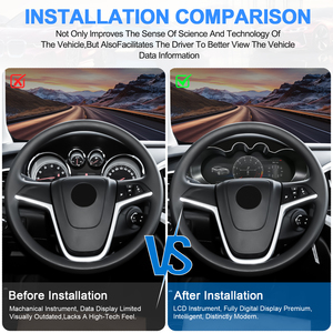 แผงหน้าปัดดิจิตอล NaviHua สำหรับ Buick Excelle ปี 2009-2014 จอ LCD ระบบ Linux แบบเสียบใช้งานได้ทันที - Product Image 5