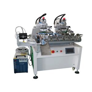 New Condition Two-Color Automatic Screen <b>Card</b> <b>Printer</b> with LED UV Drying System Conveyor Label Printing Motor PLC - Product Image 5