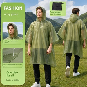 Capa Impermeable Multifuncional 3 en <span class=keywords><strong>1</strong></span> de Material EVA Grueso para Montañismo, Senderismo, Camping y Viajes - Product Image 4