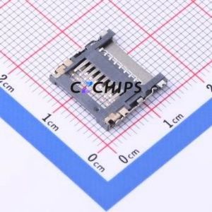 TF-014-H16 <b>SD</b> <b>Card</b> / Memory <b>Card</b> Connector SMD Connector Flip Cover Type MicroSD <b>Card</b> (TF <b>Card</b>) <b>Card</b> <b>Holder</b> 1.6mm - Product Image 2