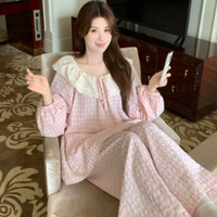 Conjunto de Pijama para Mujer, Diseño de Nubes, Manga Larga, Cintura Elástica Suave, para Primavera/Otoño, ODM China