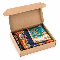 Boîte d'expédition en carton ondulé découpée sur mesure, en papier kraft, recyclable et pliable pour cosmétiques, parfums, soins de la peau et produits de beauté