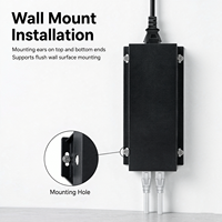 Injecteur PoE Gigabit 90W, module d'alimentation Ethernet standard PoE++ BT pour caméra de sécurité IP