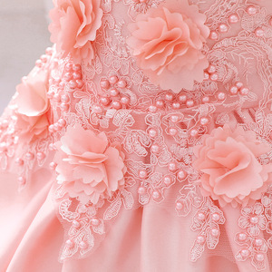 Nuevo Vestido de Fiesta para Niña 2022, con Cuentas, Forro de Satén de Algodón, Diseño de Princesa, Vestidos para Niñas, Venta Caliente, Vestidos de Flores para Niñas - Product Image 5