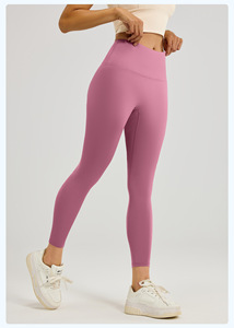 Mallas <span class=keywords><strong>de</strong></span> mujer <span class=keywords><strong>de</strong></span> cintura alta personalizadas al por mayor, pantalones <span class=keywords><strong>de</strong></span> yoga <span class=keywords><strong>de</strong></span> secado rápido para adultos, mallas deportivas <span class=keywords><strong>de</strong></span> entrenamiento con patrón sólido - Product Image 6
