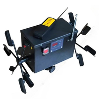 Machine à effets de scène sans fil télécommandée à deux roues, fontaine pyrotechnique froide rotative, machine à étincelles froides en métal