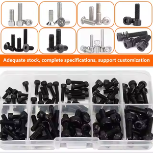 Cường Độ Cao Thép Hợp Kim <span class=keywords><strong>Din912</strong></span> Màu Đen 8.8 12.9 <span class=keywords><strong>Hex</strong></span> Allen Key <span class=keywords><strong>Bolt</strong></span> M8 * 25 DIN 912 <span class=keywords><strong>Hex</strong></span> Đầu Ổ Cắm Bu Lông - Product Image 6