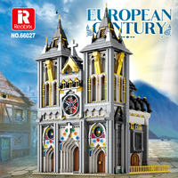 Reobrix MOC City Castillo Medieval Casa en el Árbol, Modelo de Ladrillos de Plástico para Ensamblar, Bloques de Construcción para Niños, Juego de Juguetes