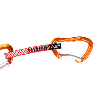 Mosquetón de Aluminio de 12 cm para Escalada, Montañismo, Escalada en Roca y Rappel - Product Image 3