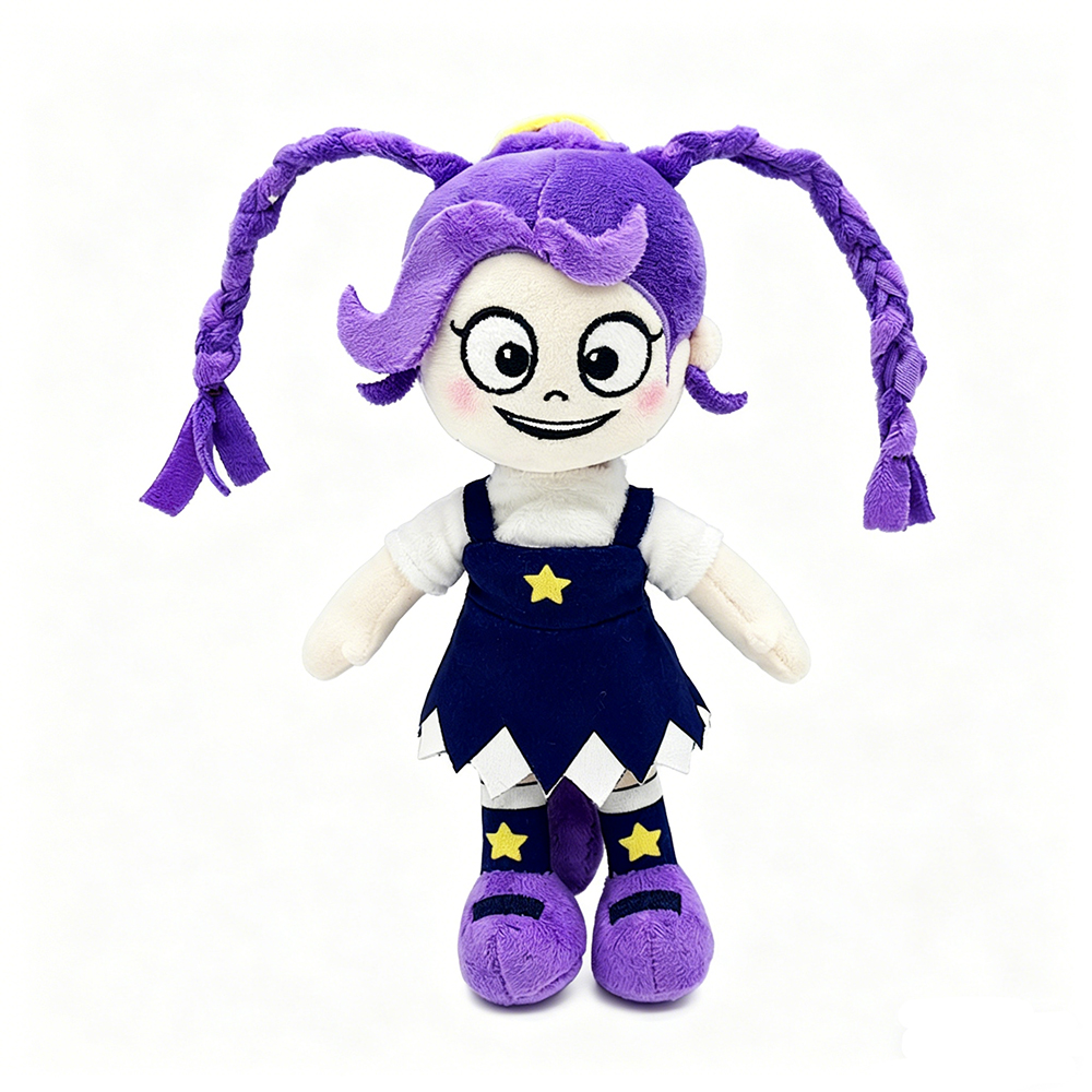 チャーミングで心地よい紫のモンスターぬいぐるみは、お子様の喜びと