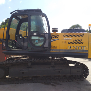 รถขุดตีนตะขาบ Kobelco SK200D มือสองจากญี่ปุ่นแท้ ขนาด 20 ตัน ความจุบุ้งกี๋ 0.8 เมตร พร้อมเครื่องยนต์ เกียร์ ปั๊ม PLC มอเตอร์ - Product Image 2
