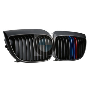 Parrilla Delantera BMW E87 Estilo M en Negro Mate, 2004-2007, 120i 130i, Plástico ABS - Product Image 1