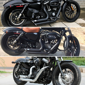 Tubo di Scarico Personalizzabile per Harley-Davidson VANCE & HINES 883X48 1200 72V - Modifica su Misura - Product Image 4