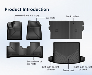 SONSANG Slip Oriental Deep Dish Mat Chine Voitures Tous 7d Tapis de sol de voiture de luxe pour BYD Atto 3 Seal U DM-i Tapis de voiture - Product Image 2