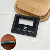 Panel de Vidrio Templado con Corte CNC OEM, Anti-Rotura, con Recubrimiento AG/AR, Pantalla de Vidrio Impresa para Dispositivos Inteligentes y Paneles de Control