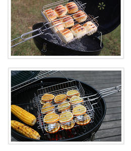 Cesta de grelha de vegetais em aço inoxidável, churrasco - Product Image 2