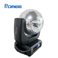 Lumière de boule miroir dynamique avec effets de réflexion rotatifs, contrôle DMX512 pour DJ, club, concert, événement, éclairage de scène