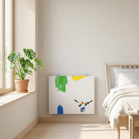 Thermostat numérique intelligent à faible consommation d'énergie, peignable, 550W P55W 600*800, radiateur mural à convection douce avec Wi-Fi