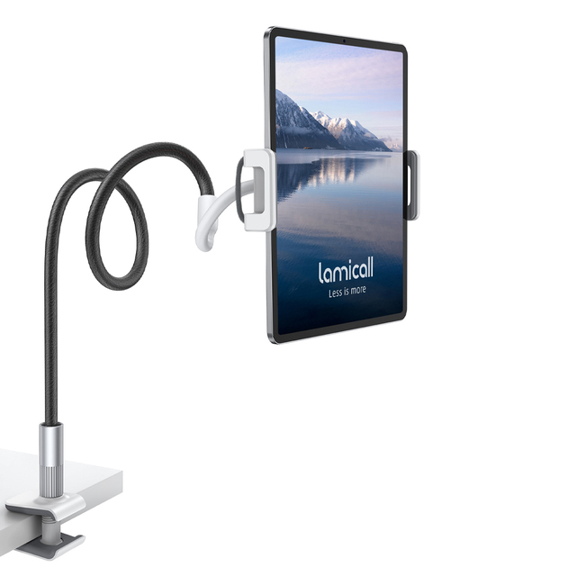 Flexible Tablet Holder Bed Headboard Lazy Arm Hands Free Tablet Mount Stand 360 Rotation Smart Phone