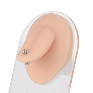Akupunktur ve gösteri amaçlı Piercing için silikon mankeni dil modeli - Product Image 5