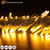 Guirlande lumineuse LED extérieure IP65 en caoutchouc pur, blanc chaud, pour décorations de jardin et de fêtes