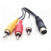 Cable Adaptador AV con Cable de 1.8M para Consola Saturn RCA, Venta al Por Mayor
