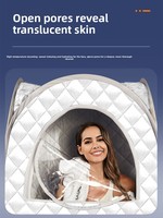 Sauna à vapeur portable amélioré en gros avec thérapie spa pour la maison, spa personnel à domicile, thérapie par contraste