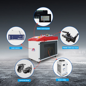 Machine industrielle de nettoyage propre de laser en métal de fibre continue 6000w pour le prix d'enlèvement de peinture de rouille - Product Image 4