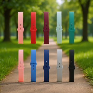 Correa Universal de Silicona para Reloj Inteligente de 20 mm, Correa de Repuesto Deportiva para Apple Watch, Fitbit, Samsung Galaxy Watch - Product Image 3