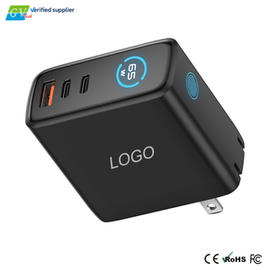 Pd 65W อะแดปเตอร์หน้าจอแสดงผล LED โน้ตบุ๊ค USB 2 Type-C ชาร์จเร็วปลั๊ก US ที่ชาร์จผนังแล็ปท็อปไฟ LED - Product Image 3