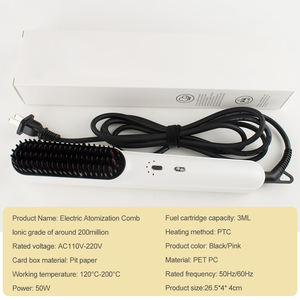 <span class=keywords><strong>Spazzola</strong></span> <span class=keywords><strong>Lisciante</strong></span> <span class=keywords><strong>Ionica</strong></span> Multifunzione di Lusso con 5 Temperature e Nebulizzatore d'Olio 3-in-1 per Styling e Cura dei Capelli Lisci e Nutriti - Product Image 5