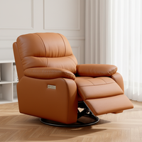 Sillón Reclinable Moderno al por Mayor con Tapicería de Cuero PU, Sofá Reclinable Ajustable para Sala de Estar, Cine en Casa