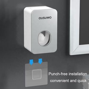 ORIMY Distributeur automatique de dentifrice et porte-brosse à dents UV <span class=keywords><strong>Ecoco</strong></span> Accessoire mural pour salle de bain Nouveau modèle - Product Image 5