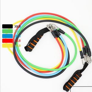 <span class=keywords><strong>Kit</strong></span> de banda de resistencia de látex y juego de tubos con asas de espuma <span class=keywords><strong>para</strong></span> <span class=keywords><strong>ejercicio</strong></span> Abs, 11 Uds., superventas, 2024 - Product Image 6