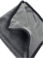 Chiffon de nettoyage pour voiture en microfibre 1000 gsm, séchage rapide, grande boucle torsadée, pour le detailing et le séchage des voitures
