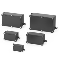 Boîtier de jonction étanche IP68 boîtier de connexion de câble souterrain OEM de PC extérieur boîtiers de commutateur de bouton noir électrique